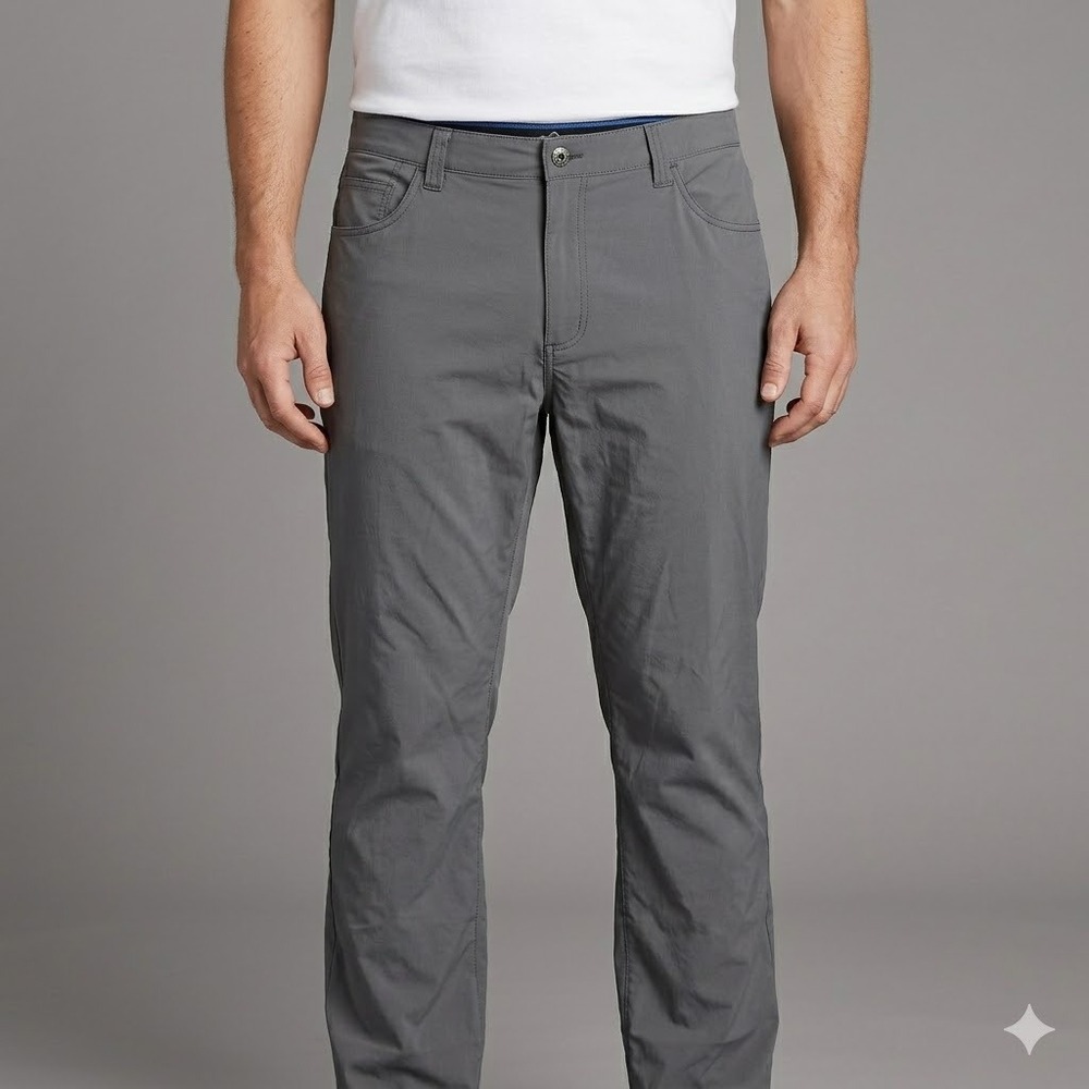 Eddie Bauer Horizon Guide Chino Pants 42x30 Storm Grey